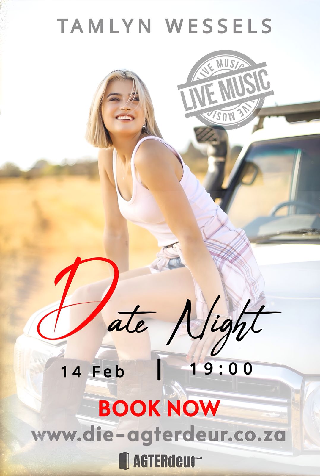 Die agterdeur valentines date night in the Vaal Meander