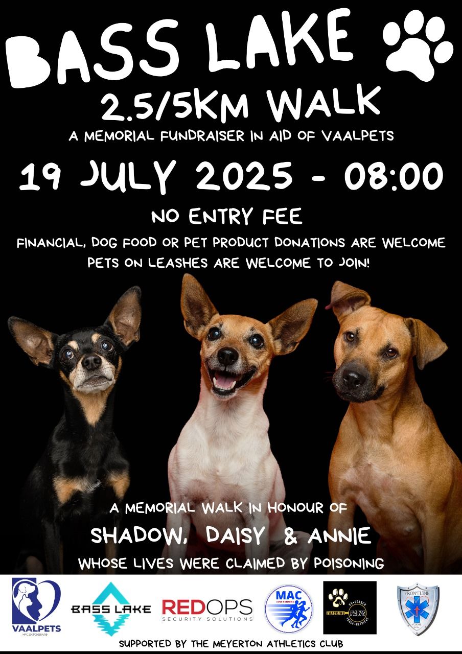 Bass Lake Doggy Walk and the Vaal Meander