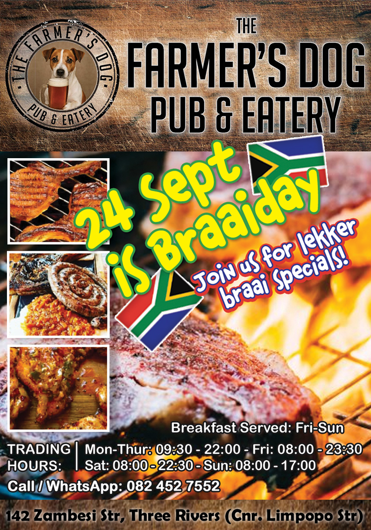 the vaal meander braai day in three rivers, vereeniging