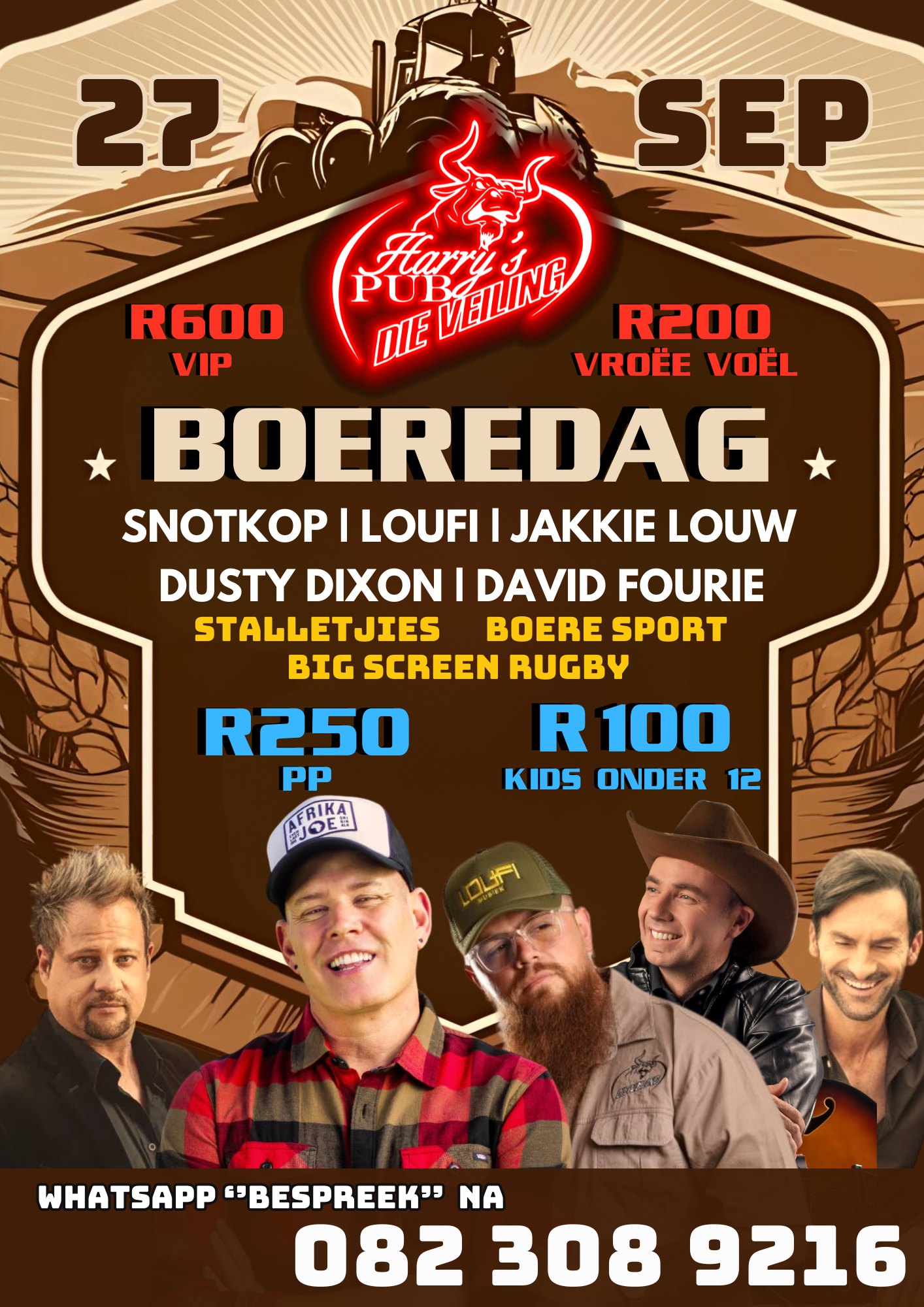 Die Veiling Boeredag en Die Vaal Meander