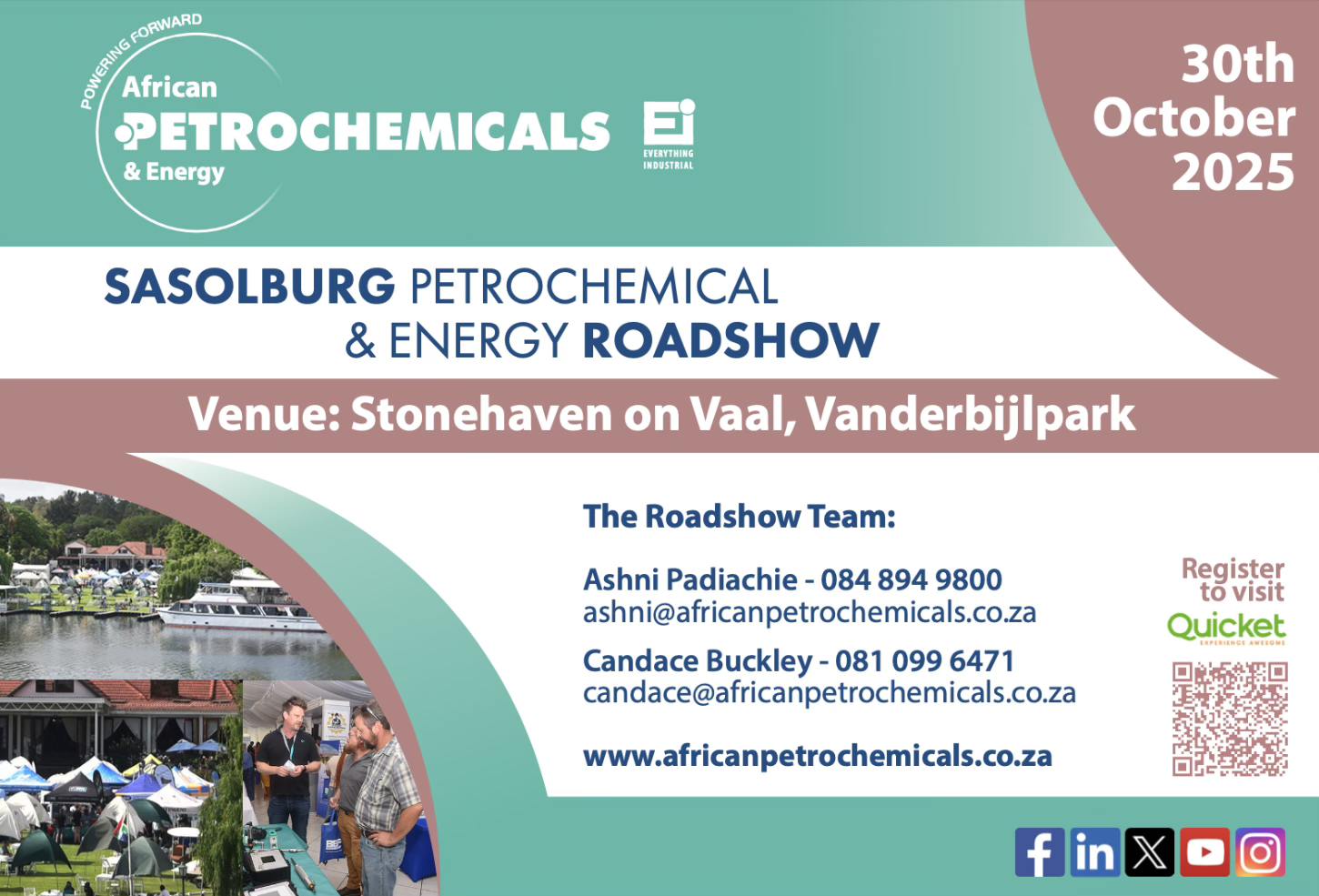 Sasolburg Petrochemical & Energy Roadshow and the Vaal Meander