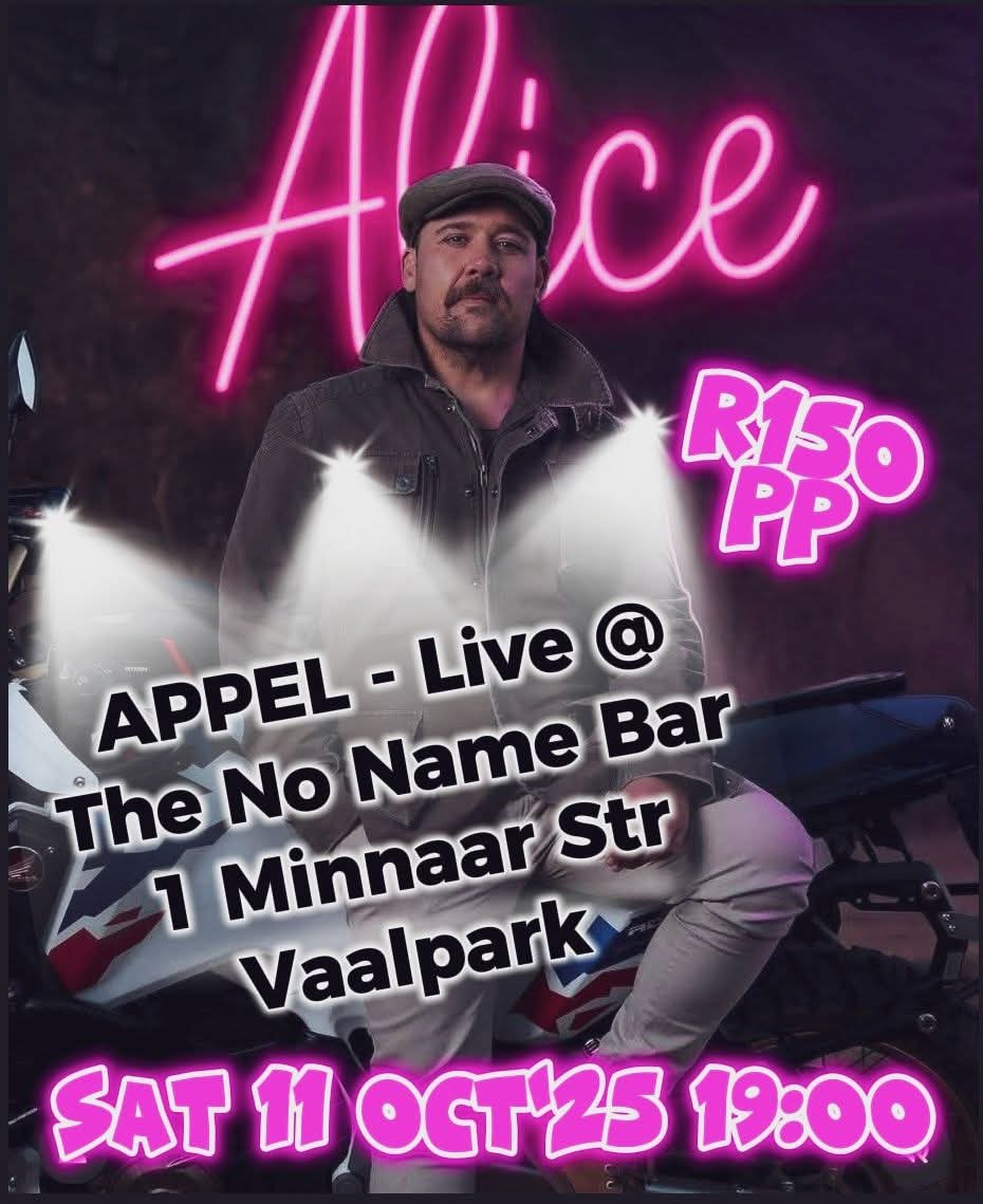 The No Name Bar Appel and the Vaal Meander's appel