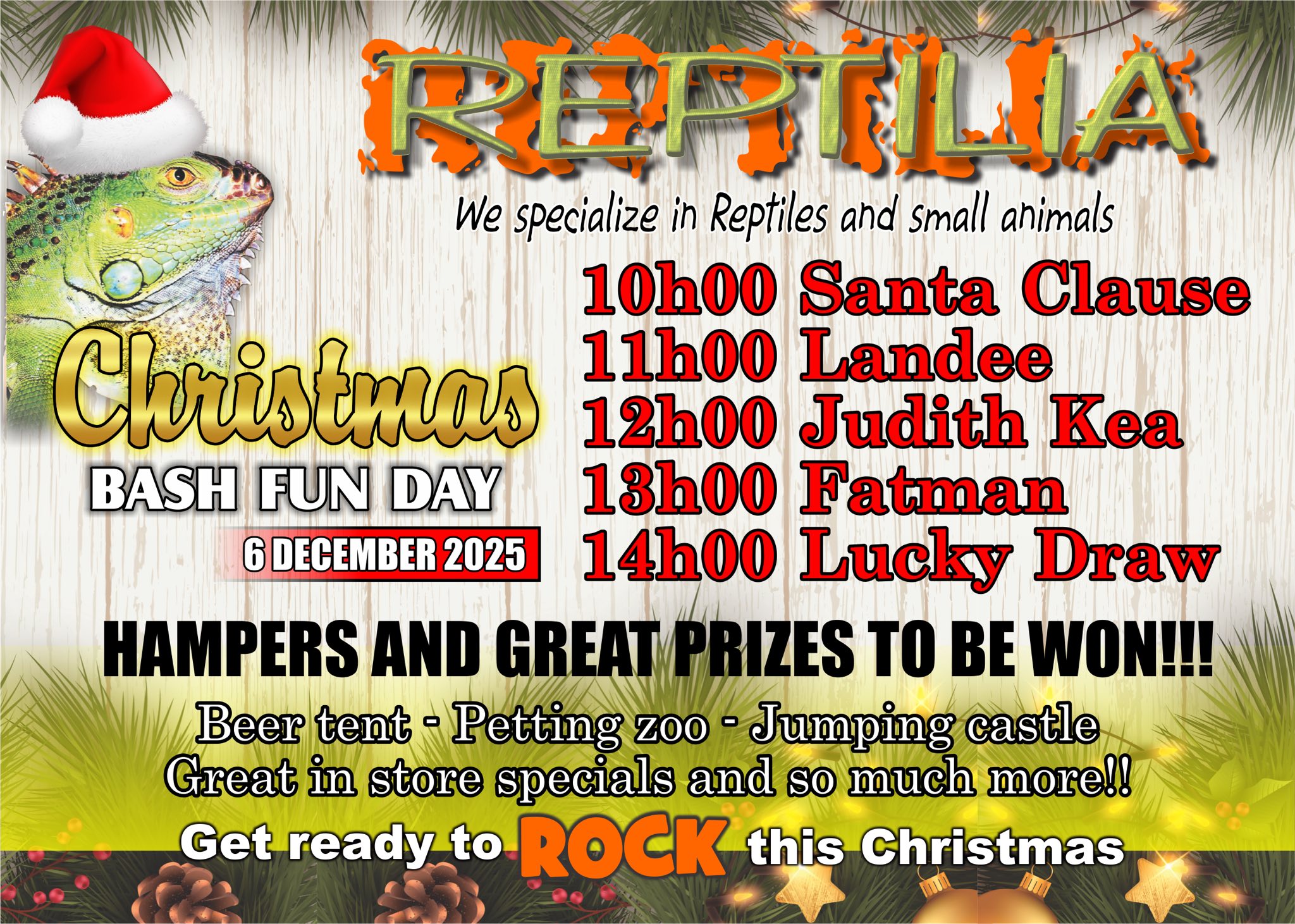 Reptilia Christmas bash fun day