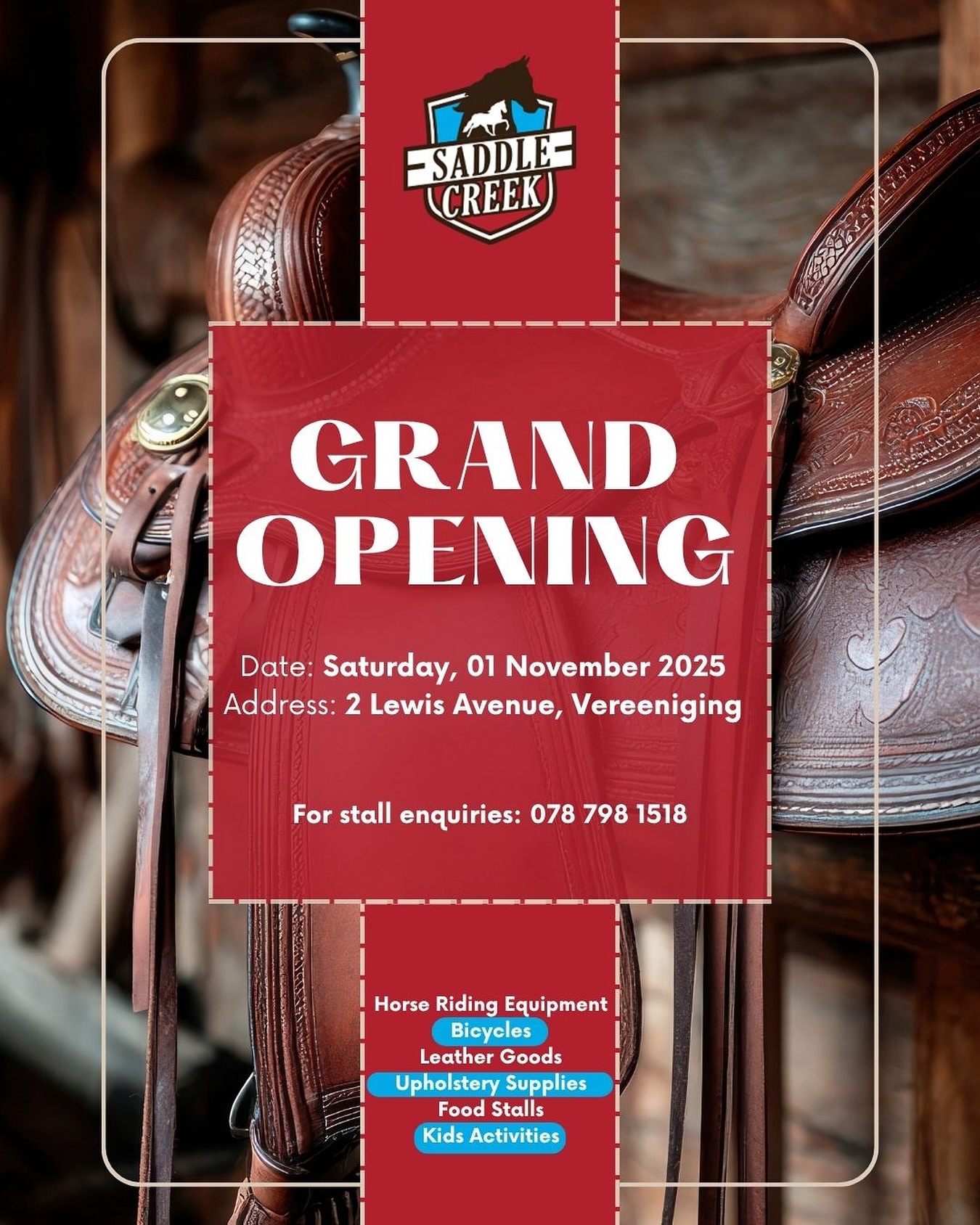 Saddle Creek Open Day and the Vaal Meander