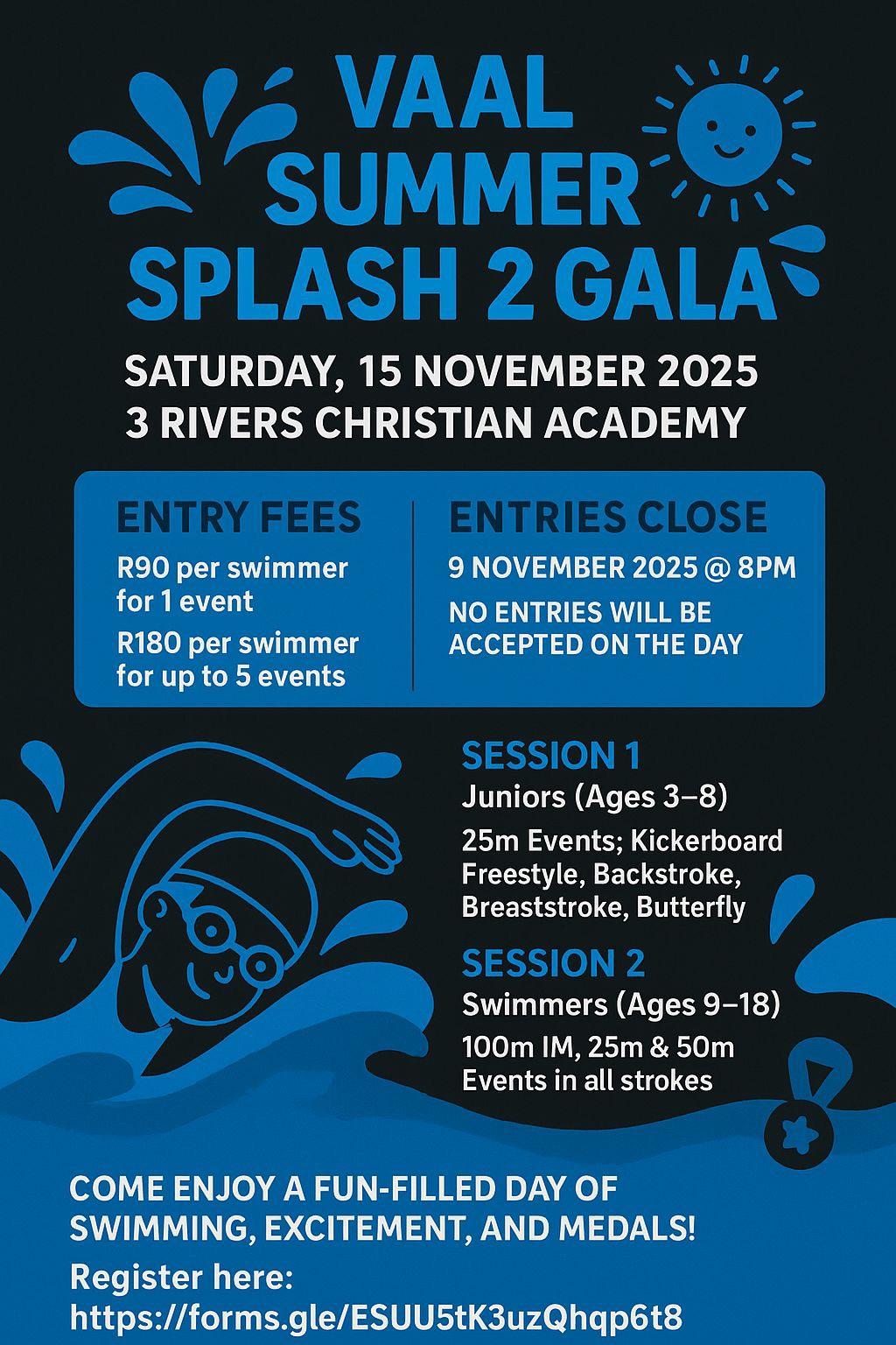 Vaal Summer Slpash 2 Gala Christian Academy and the Vaal Meander