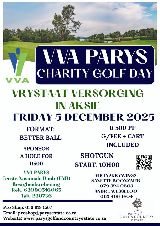 charity gold day vva parys