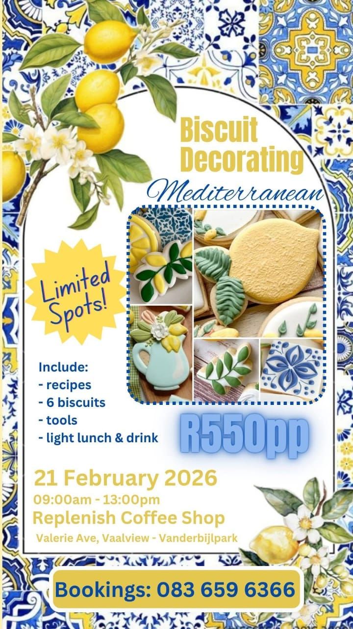 biscuit decorating vanderbijlpark replenish coffee shop vaal meander