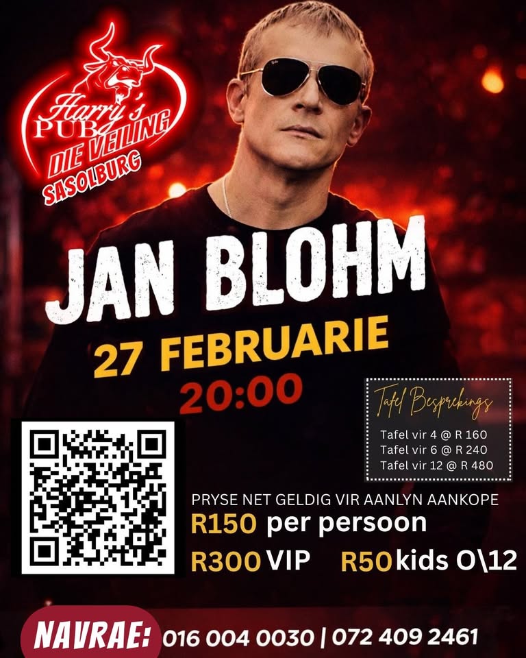 vaal meander jan blohm by die veiling pub sasolburg