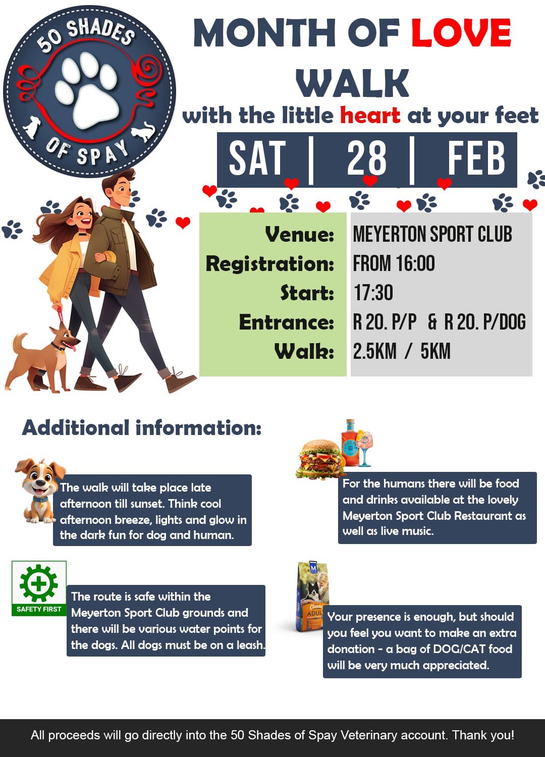 vaal meander dog walk of love meyerton sport club