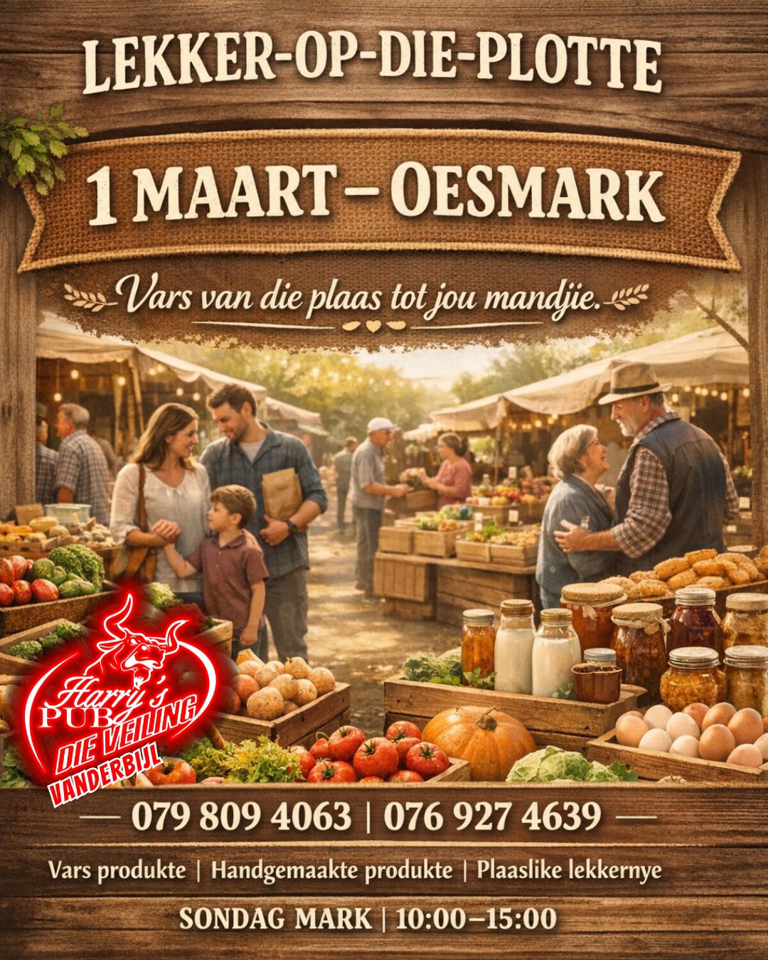 Lekker-op-die-Plotte OESMARK in die Vaal Meander