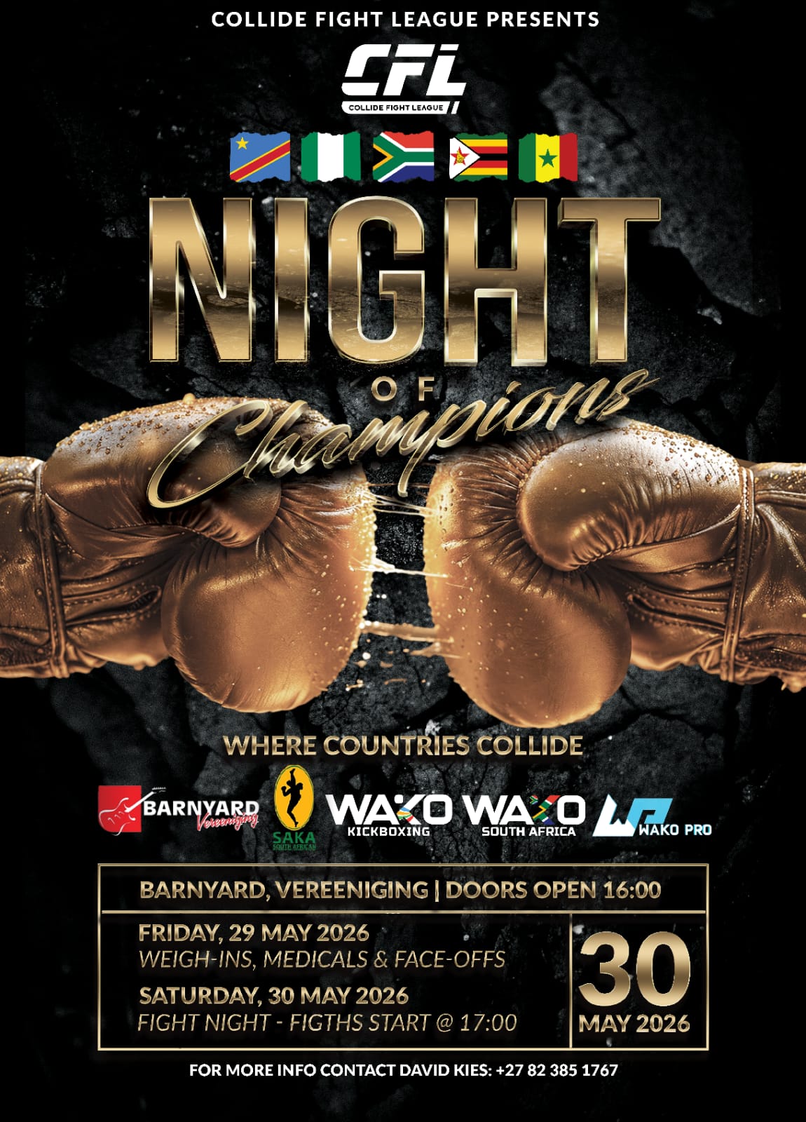 Night Of Champions and the mighty of Champion Vaal Meander
