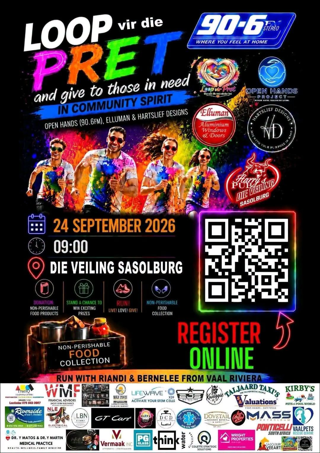 vaal meander hardloop vir pret die veiling sasolburg vaal driehoek