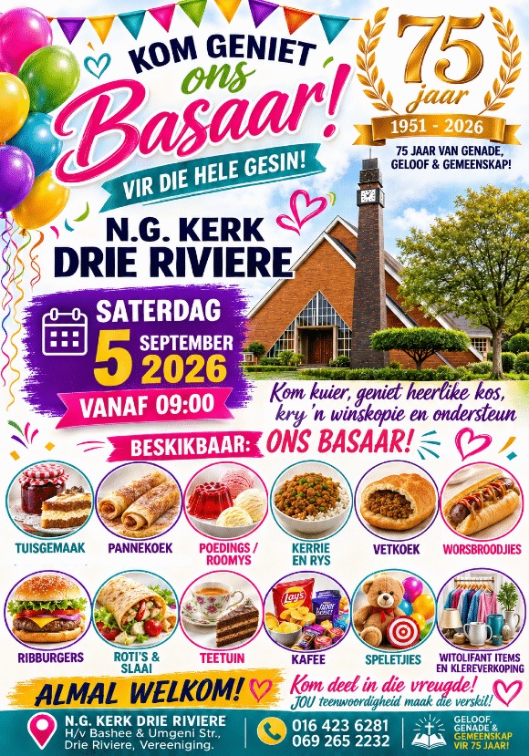 Ng Kerk Drie Riviere Basaar