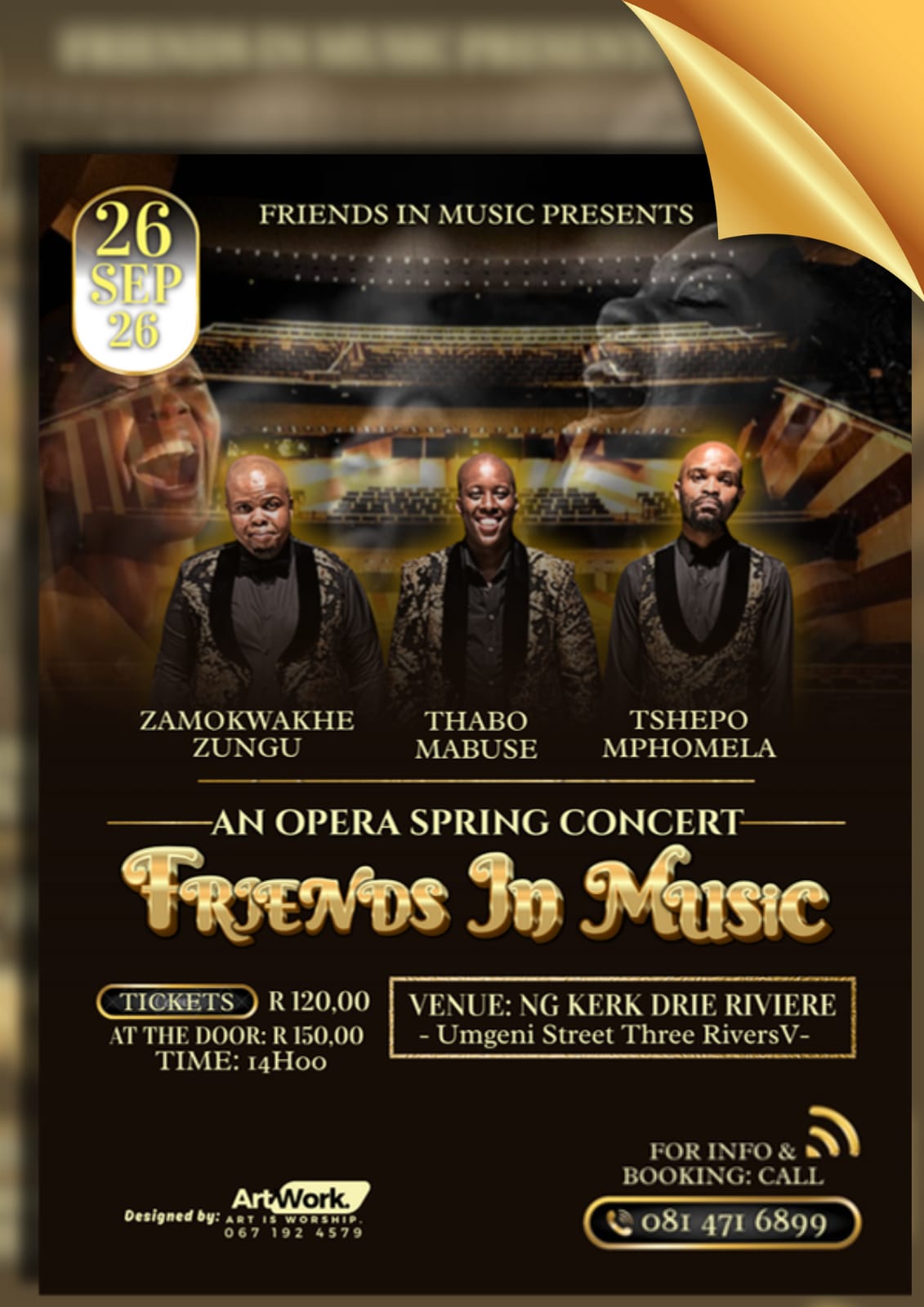 NG Kerk Drie Riviere Friends in Music an Opera Spring Concert