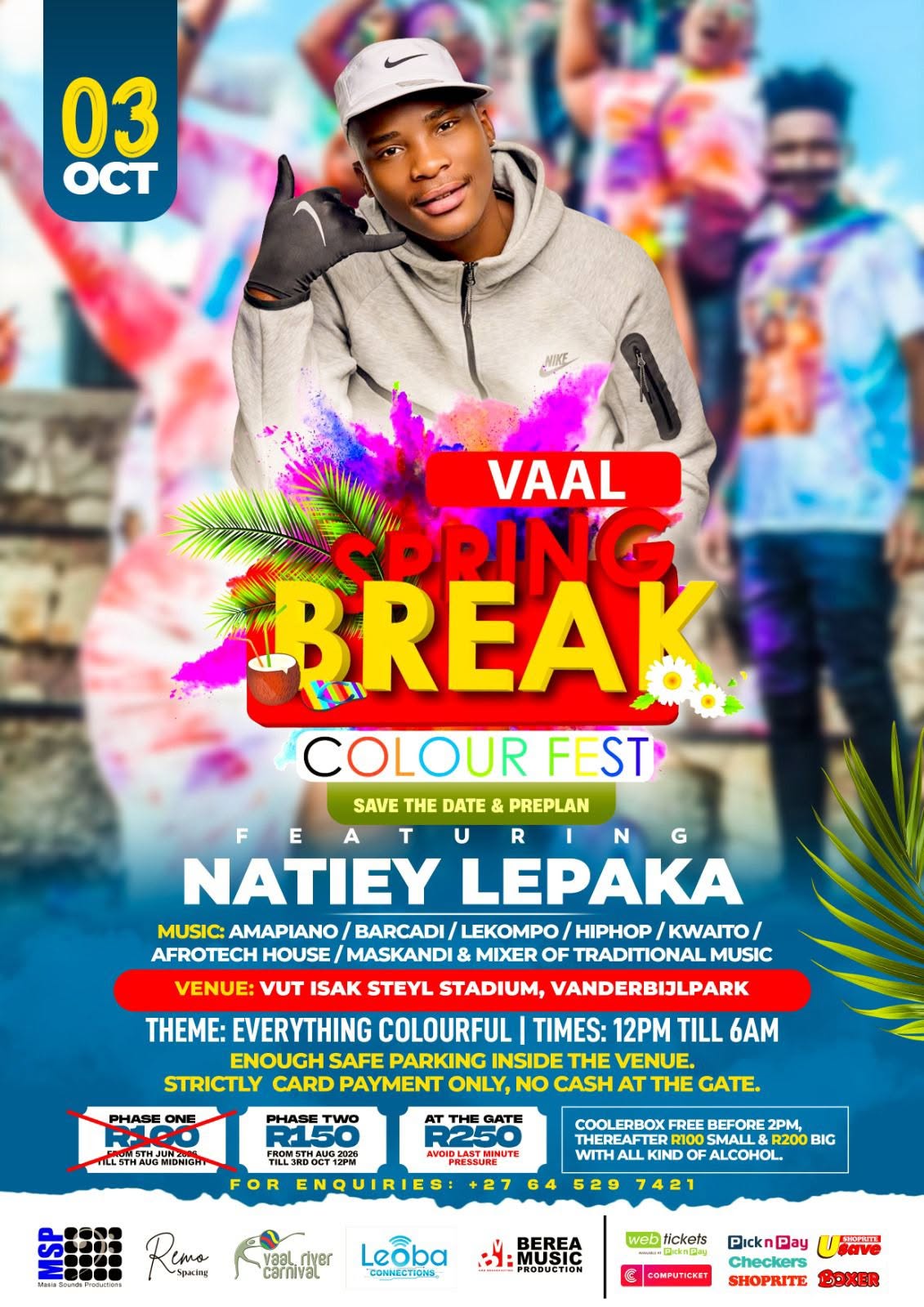 Vaal Spring Break Colour fest