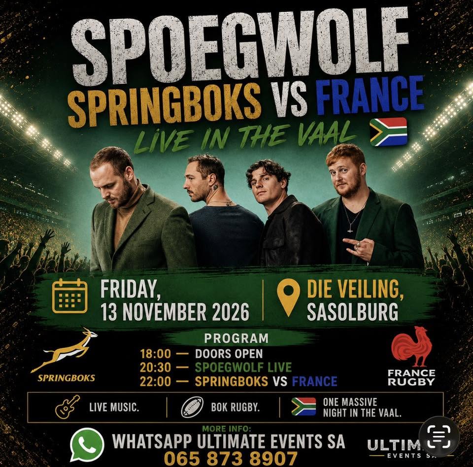 vaal meander spoefwolf en springboks vs france die veiling sasolburg vaal driehoek