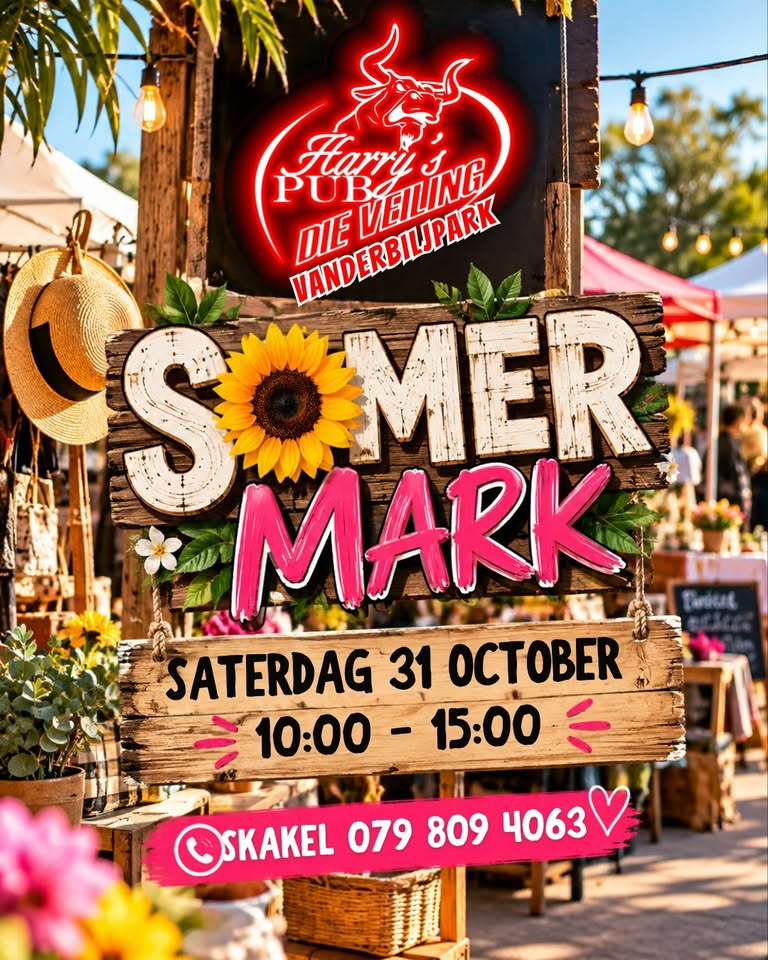 vaal meander somer mark dag die veiling vanderbijlpark vaal driehoek